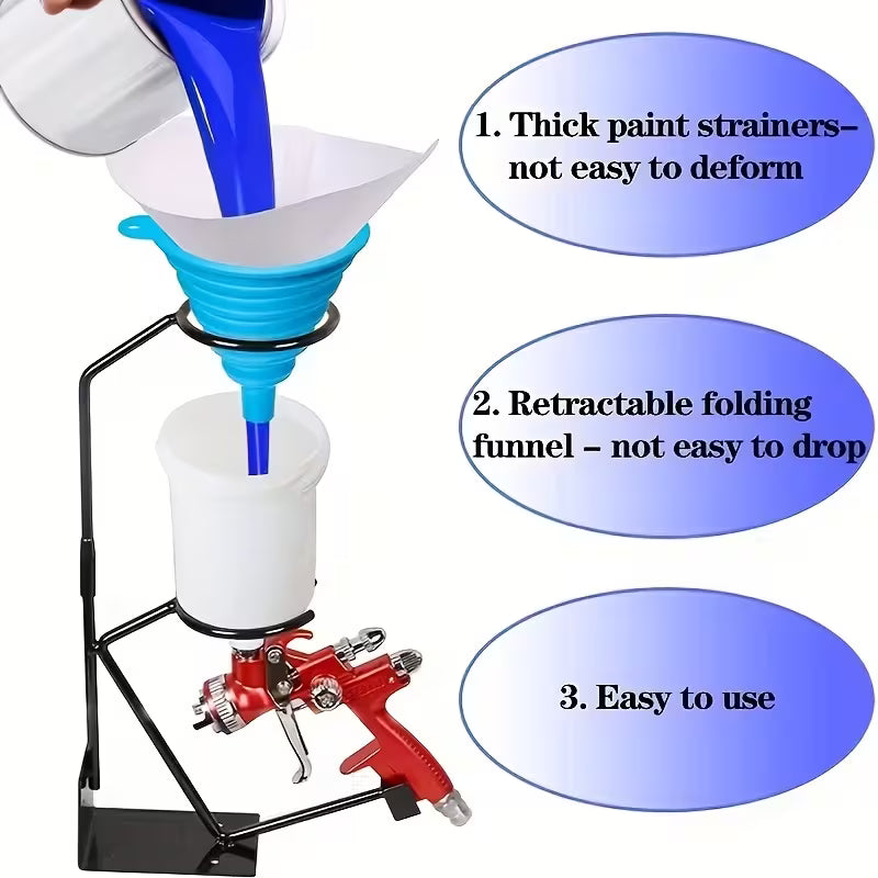 Professional 100 Mesh Paint Filter Funnel