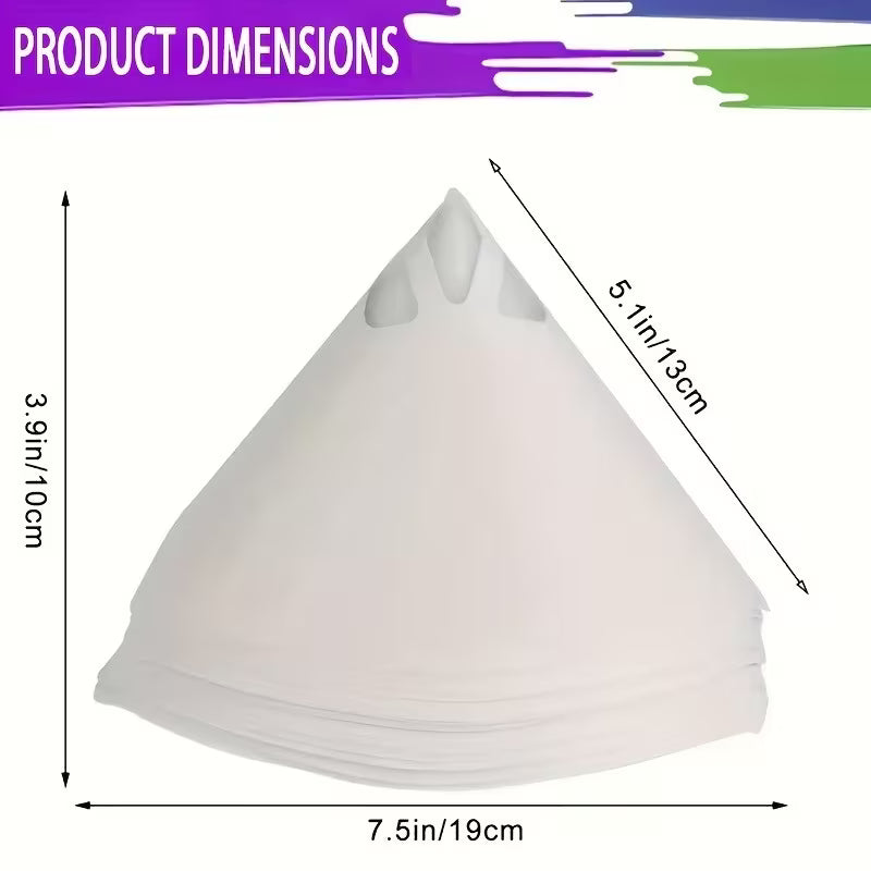 Professional 100 Mesh Paint Filter Funnel