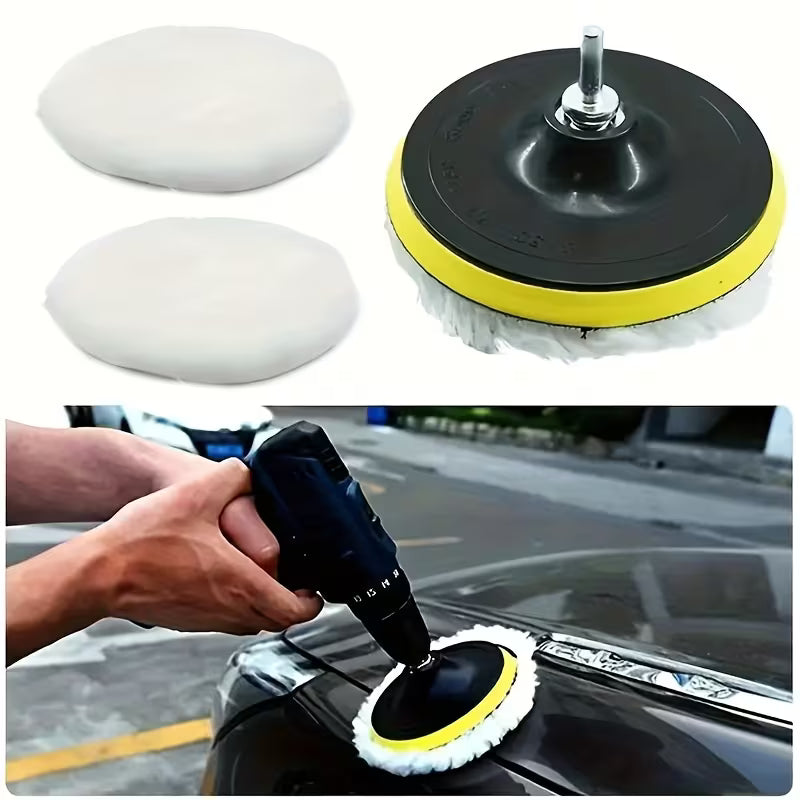 Professional 6-Inch Polishing Pads for Drill – 4pcs Set