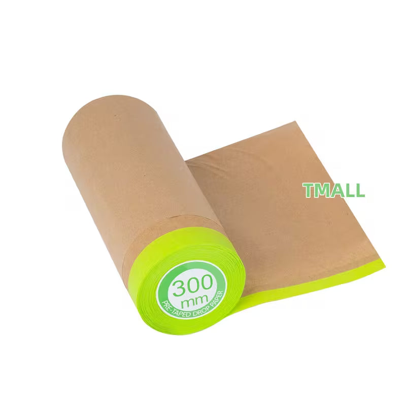 Pre-Cut Automotive Masking Paper with Tape