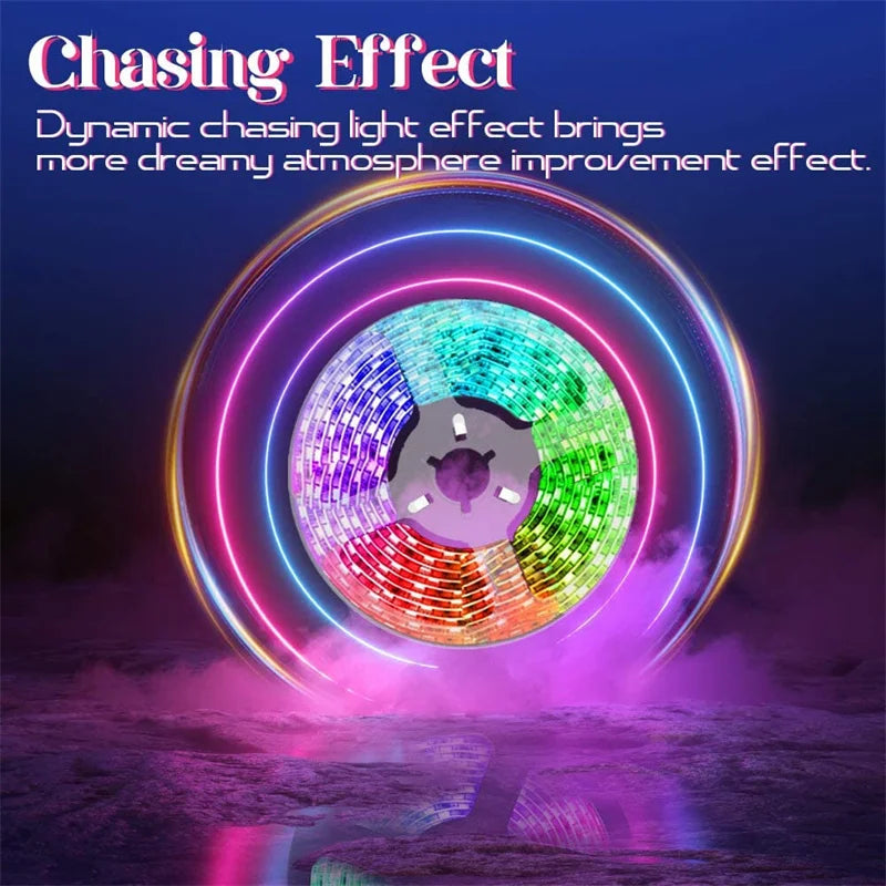 RGBIC Dreamcolor LED Strip – USB 5V, Chase Effect, Flexible Light Ribbon