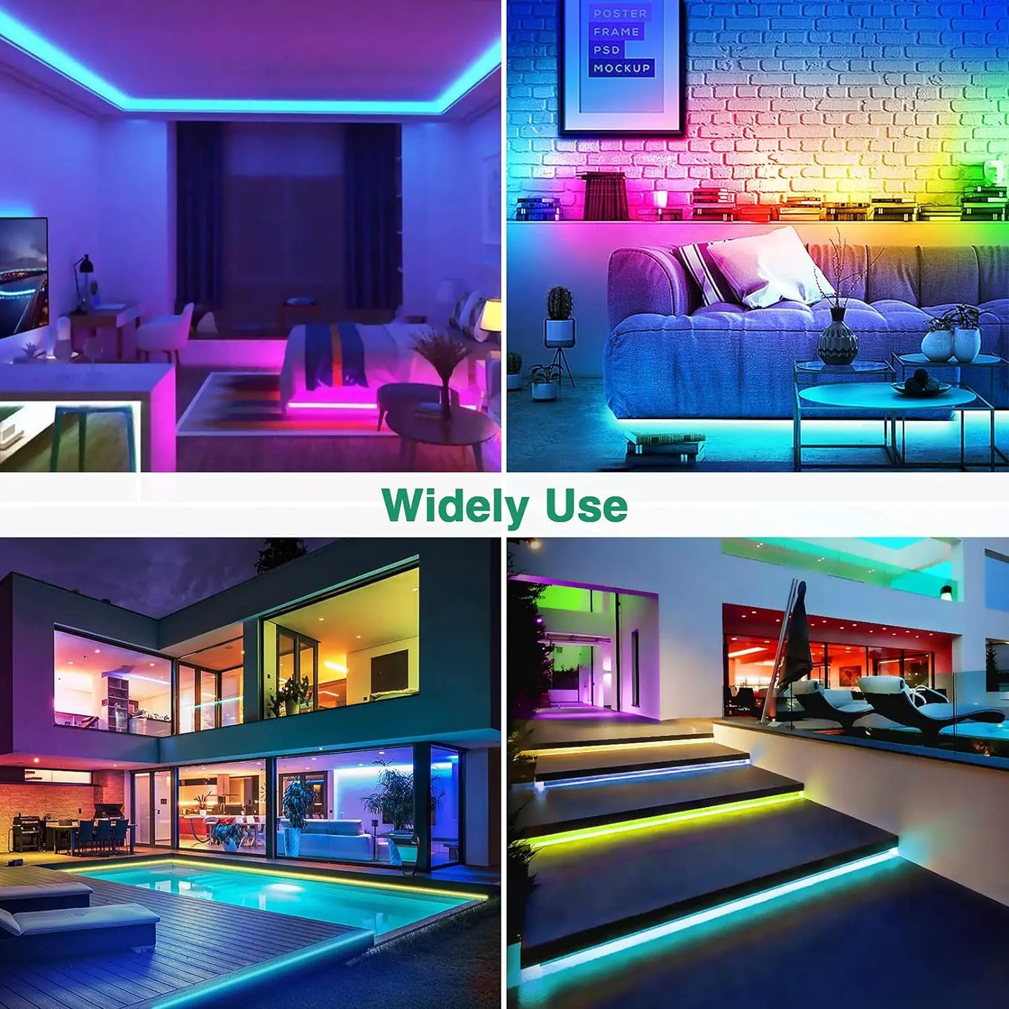RGBIC Neon Rope Light – Ultra Long 30M/40M, APP & Music Sync Control