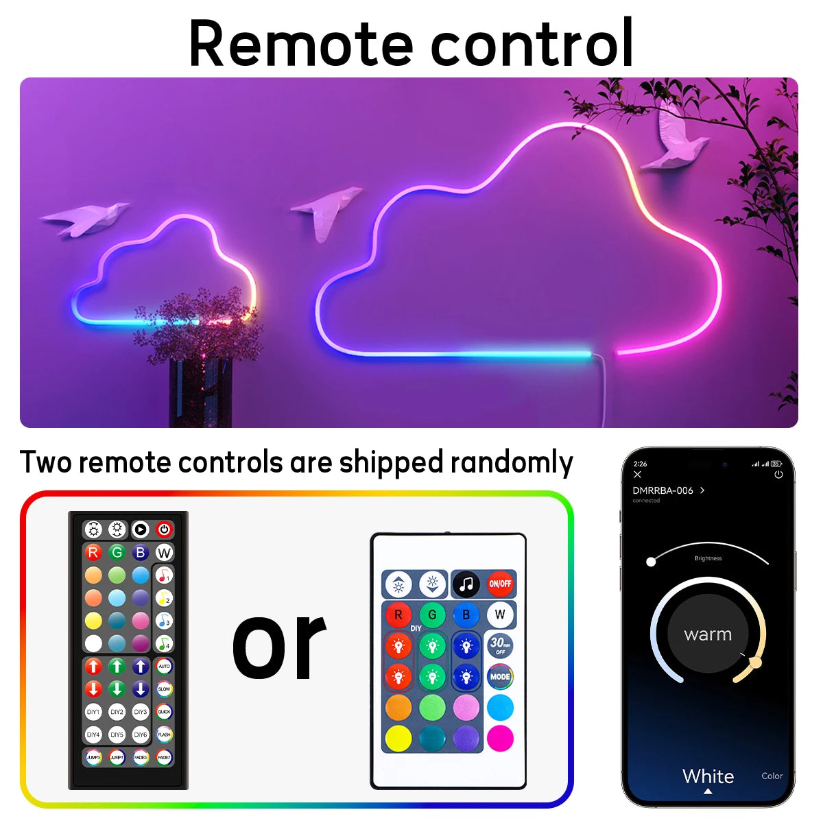 RGBIC Neon Rope Light – Ultra Long 30M/40M, APP & Music Sync Control