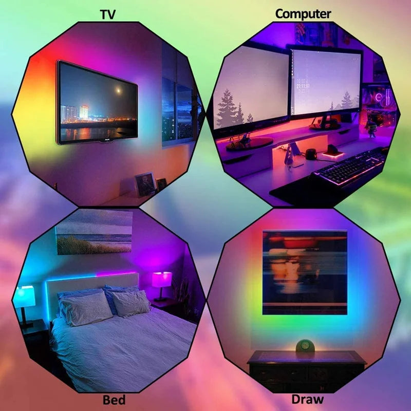 RGBIC Dreamcolor LED Strip – USB 5V, Chase Effect, Flexible Light Ribbon