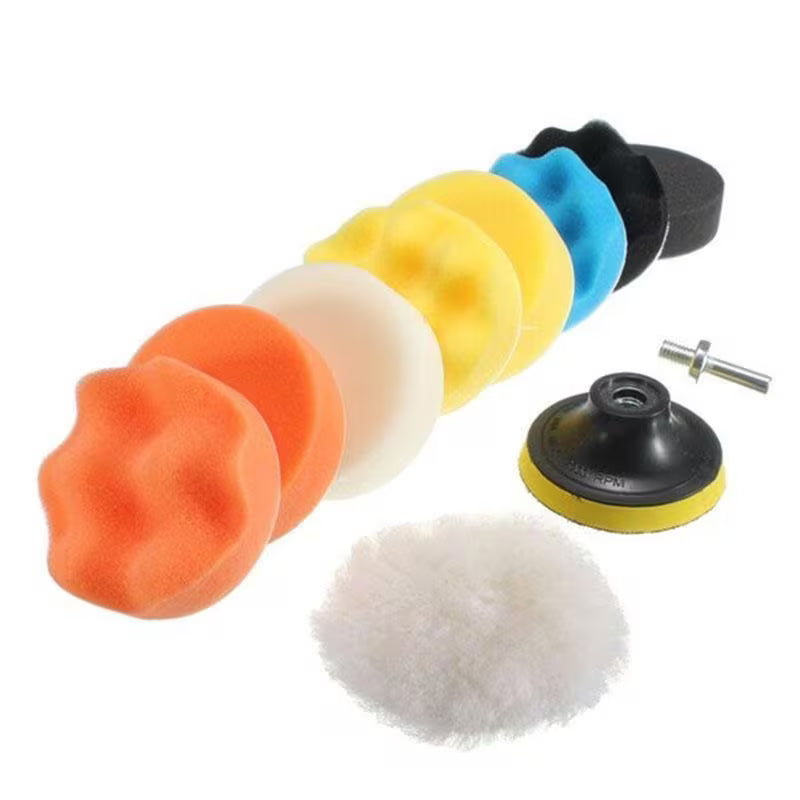 11pcs Car Polishing & Buffing Kit with Drill Adapter