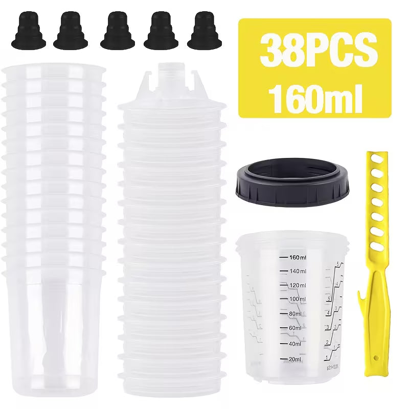 HVLP Spray Gun Disposable Cup System Set